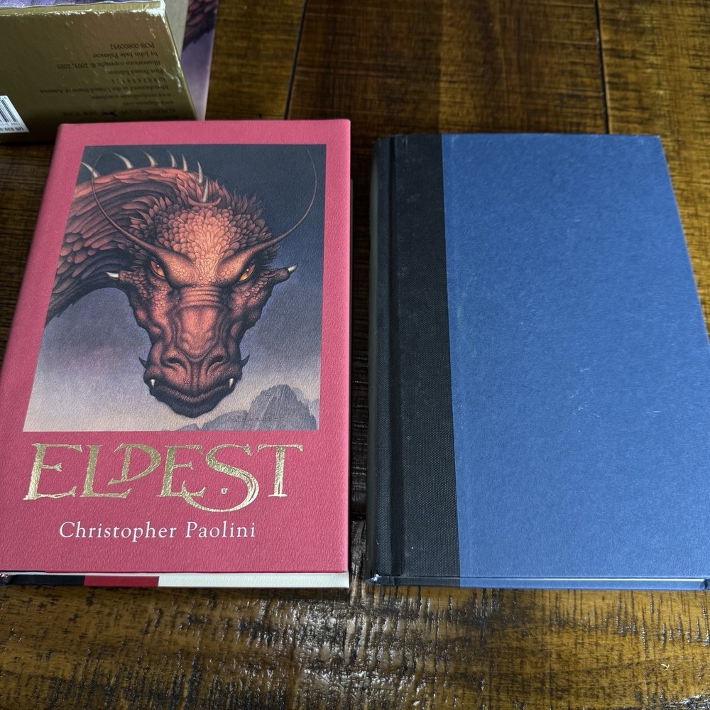 Christopher Paolini Inheritance Box Set Edition 1&2 Eragon Eldest Slipcase - Picture 5 of 6